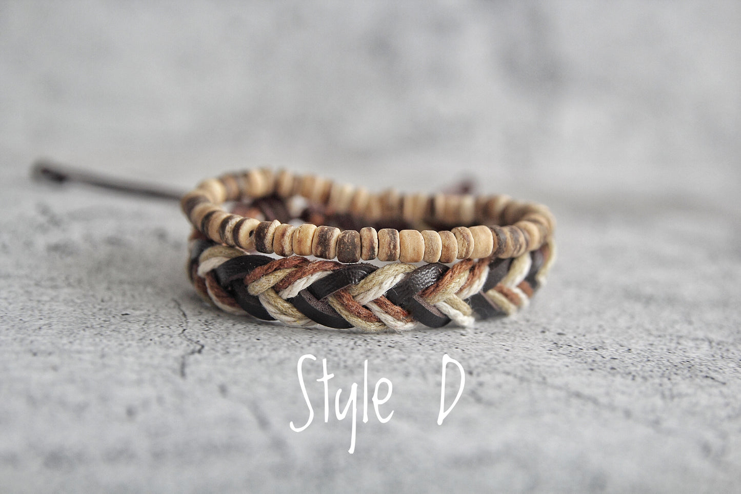 Beach Bracelets, Surfer bracelets, Yoga Boho Beaded Bracelet, Gift for her, Mens bracelet set, Gift for him