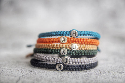Personalized name word Bracelet, couples bracelet, woven braided bracelet, fathers gift for him for boyfriend